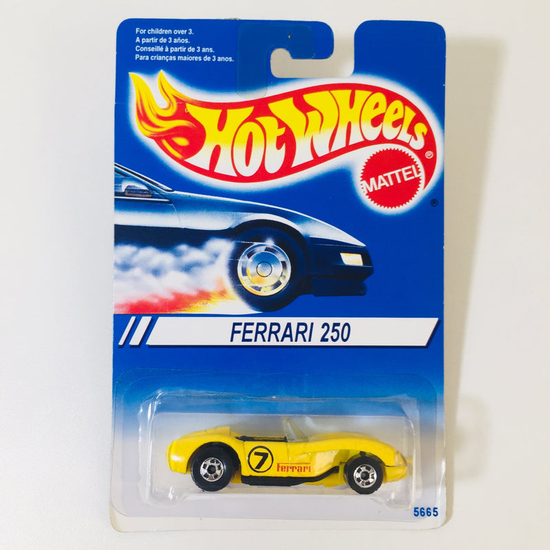 1995 Hot Wheels Ferrari 250 amarillo BW