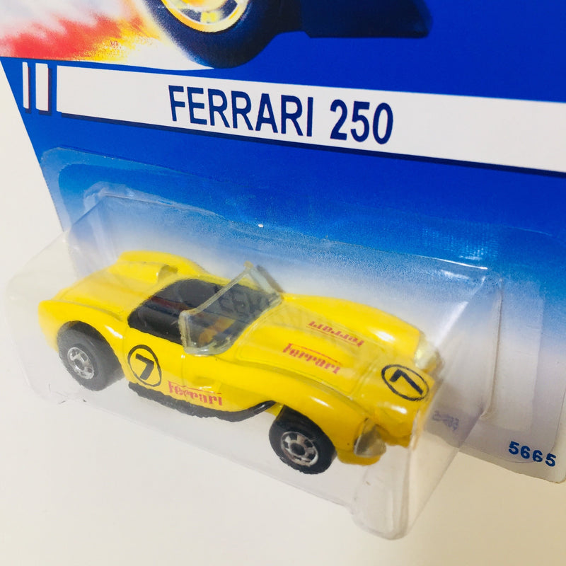 1995 Hot Wheels Ferrari 250 amarillo BW