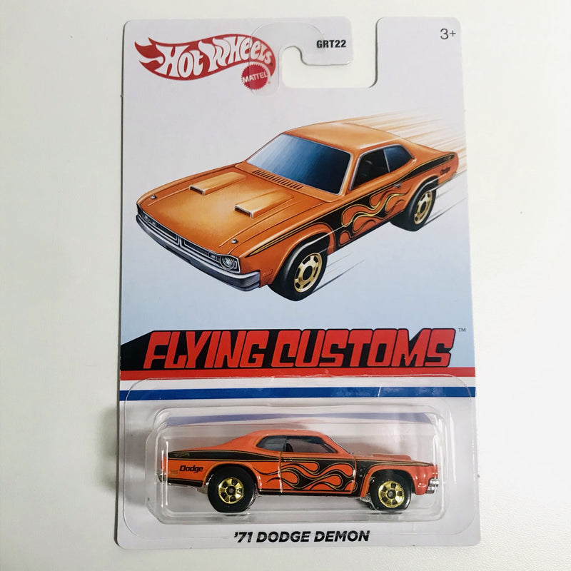 2021 Hot Wheels Flying Customs 71 Dodge Demon naranja BW