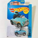 2015 Hot Wheels HW City Pedal Driver celeste 5SP