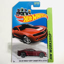 2014 Hot Wheels HW Workshop 2013 Chevy Camaro Special Edition rojo TRAP5