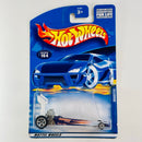 2001 Hot Wheels Dragster 164 morado metálico 5SP base ZAMAC