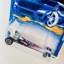 2001 Hot Wheels Dragster 164 morado metálico 5SP base ZAMAC