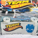 2012 Hot Wheels Team Top Rides Blue Driver What-4-2 celeste PR5 base ZAMAC con Stickers