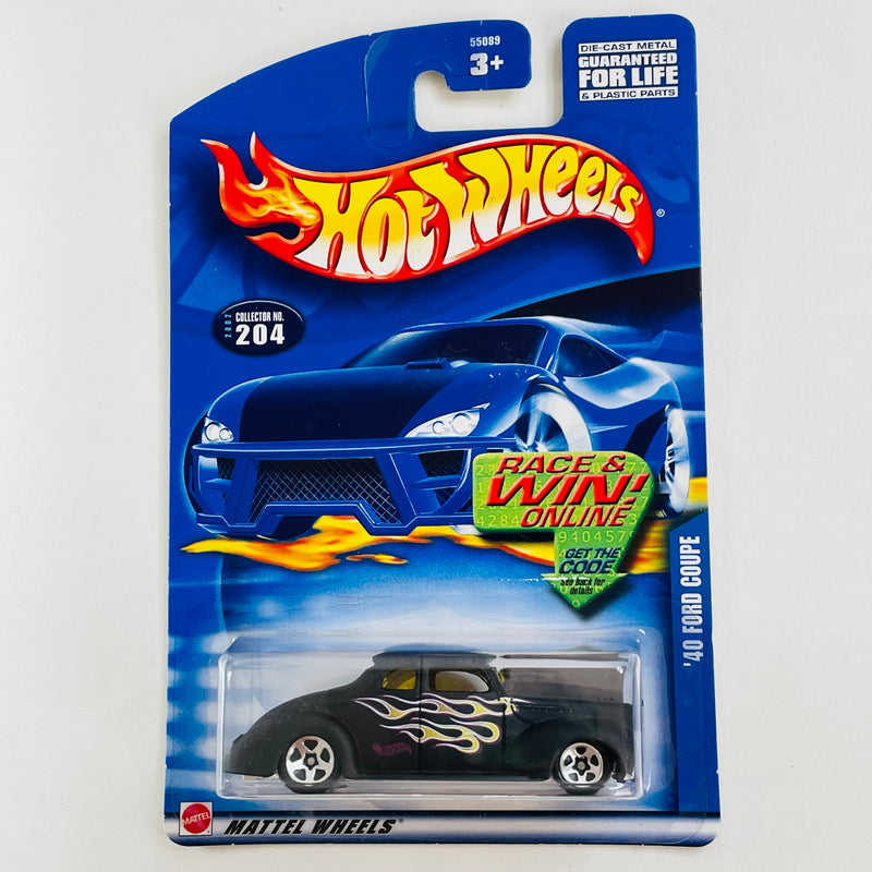 2002 Hot Wheels 40 Ford Coupe 204 negro 5SP