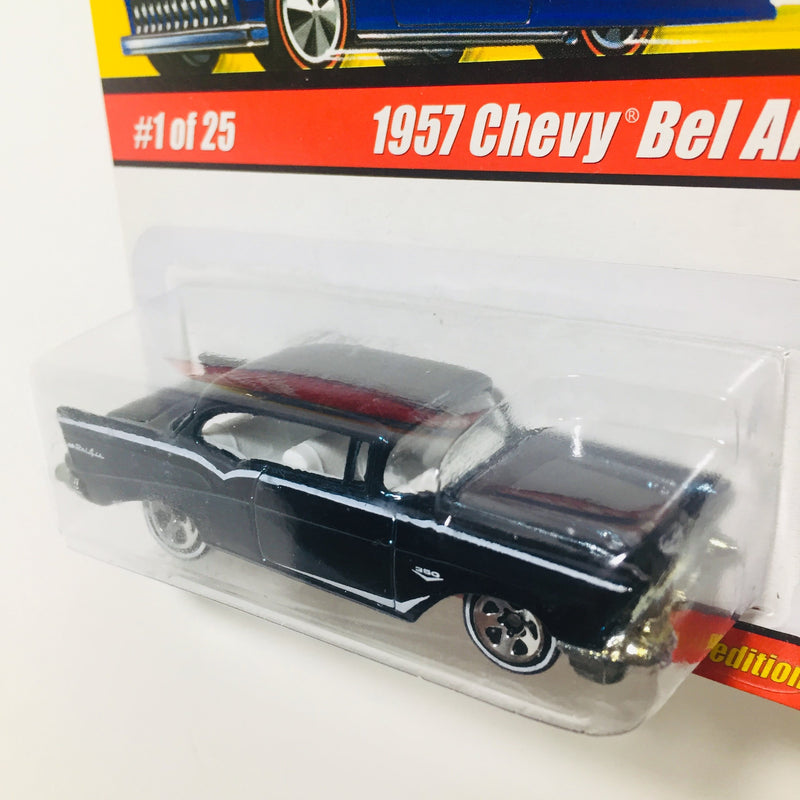 2005 Hot Wheels Classics Series 1 1957 Chevy Bel Air azul oscuro spectraflame 5SP