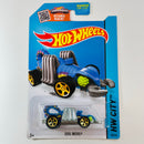 2015 Hot Wheels HW City Eevil Weevil azul 5SP base ZAMAC