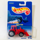 1996 Hot Wheels Tractor 145 rojo CT con SB
