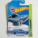 2014 Hot Wheels HW Workshop 64 Lincoln Continental celeste OH5