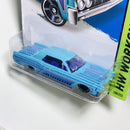 2014 Hot Wheels HW Workshop 64 Lincoln Continental celeste OH5