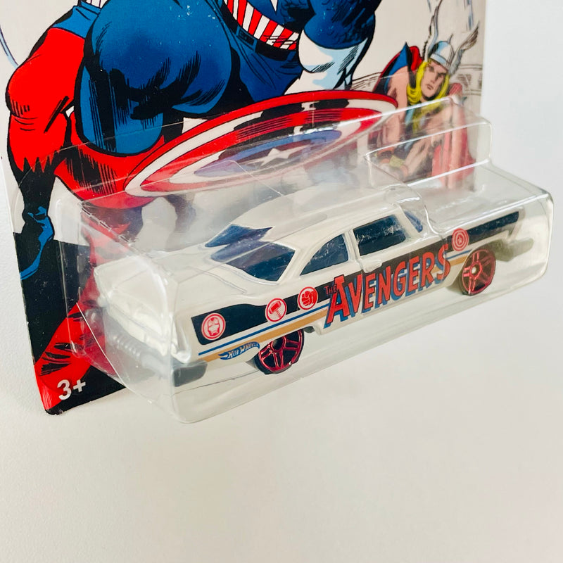 2016 Hot Wheels Captain America 75th Anniversary 57 Plymouth Fury blanco PR5