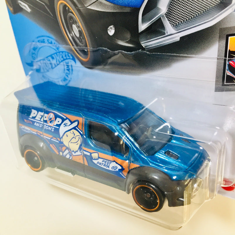 2021 Hot Wheels Ford Transit Connect azul ST8