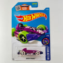 2016 Hot Wheels HW Glow Wheels Arrow Dynamic morado GitD OH5