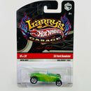 2009 Hot Wheels Larry's Garage 33 Ford Roadster verde metálico Llantas de Goma RR