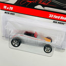 2009 Hot Wheels Larry's Garage 33 Ford Roadster gris metálico Llantas de Goma RR