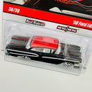 2010 Hot Wheels Larry's Garage 58 Ford Edsel negro metálico Llantas de Goma RR base ZAMAC