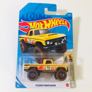 2021 Hot Wheels Baja Blazers 70 Dodge Power Wagon amarillo BLOR
