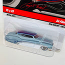 2009 Hot Wheels Larry's Garage 1951 Buick Roadmaster So Fine celeste metálico Llantas de Goma RR