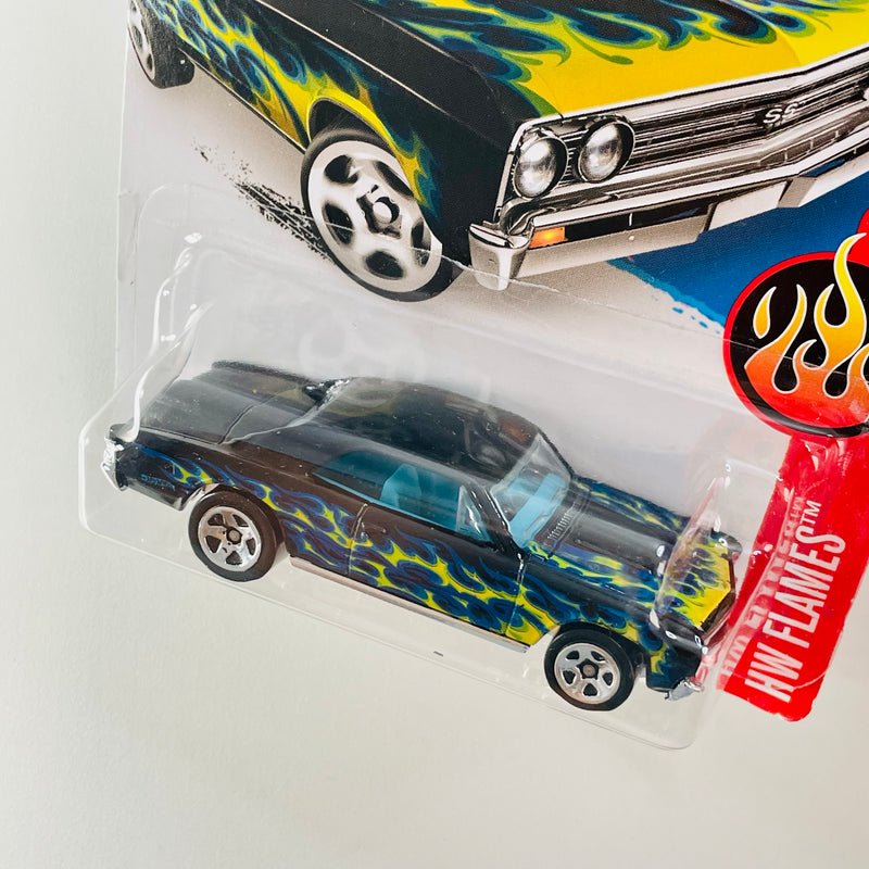 2016 Hot Wheels HW Flames 67 Chevelle SS 396 negro 5SP