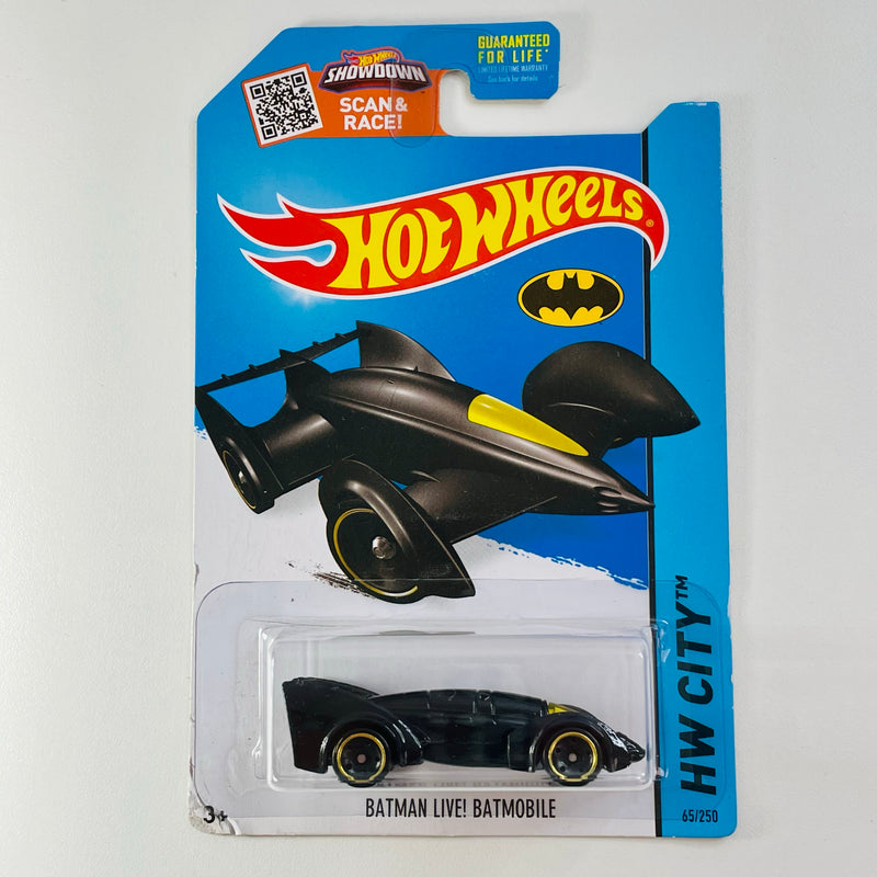 2015 Hot Wheels HW City Batman Live Batmobile negro SK5