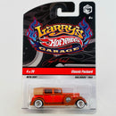 2009 Hot Wheels Larry's Garage Classic Packard naranja Llantas de Goma RR base ZAMAC