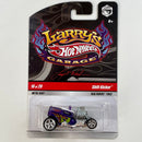 2009 Hot Wheels Larry's Garage Shift Kicker morado metálico Llantas de Goma RR