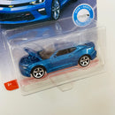 2019 Matchbox Moving Parts MBX Road Trip 16 Chevy Camaro azul