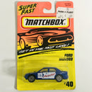 1996 Matchbox Super Fast Ford Mondeo 40 azul