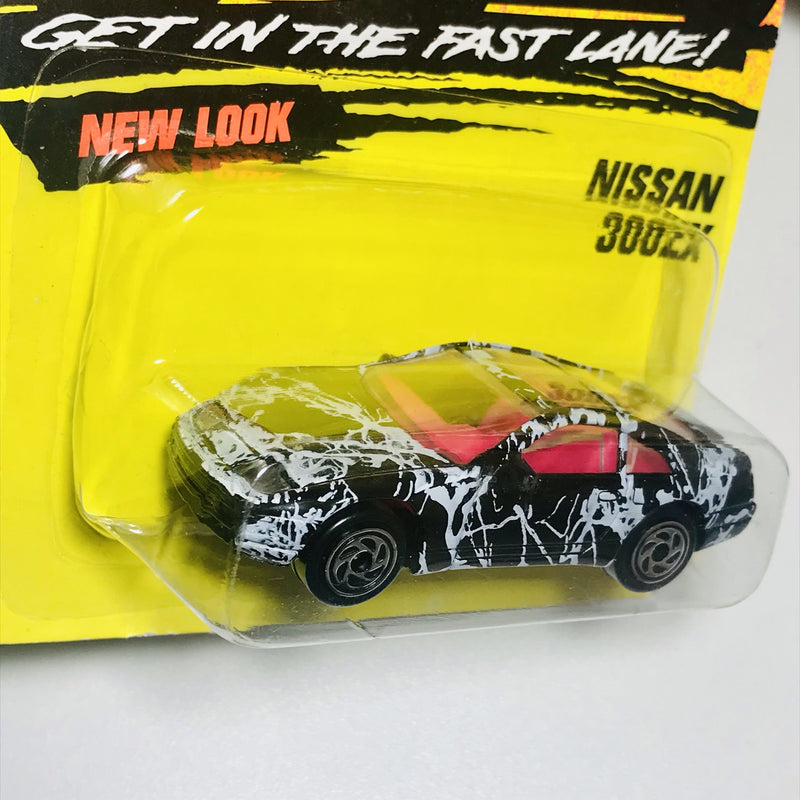 1996 Matchbox Super Fast Nissan 300ZX 61 negro con blanco