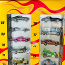 2008 Hot Wheels 40 Years of Hot Wheels Set Colección Set de 40 - Sweet 16, GMC Motorhome, 65 Mustang, Volkswagen Drag Bus y más