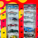 2008 Hot Wheels 40 Years of Hot Wheels Set Colección Set de 40 - Sweet 16, GMC Motorhome, 65 Mustang, Volkswagen Drag Bus y más