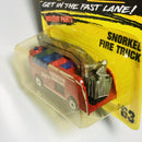 1996 Matchbox Moving Parts Snorkel Fire Truck 63 rojo