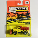 1994 Matchbox Maintenance Truck 45 amarillo