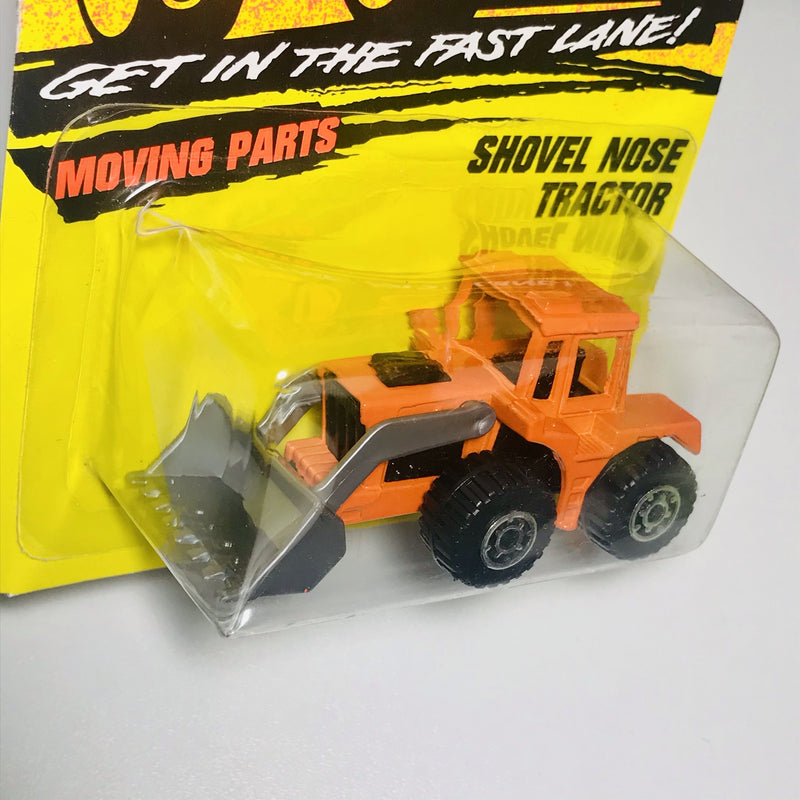 1996 Matchbox Moving Parts Shovel Nose Tractor 29 naranja