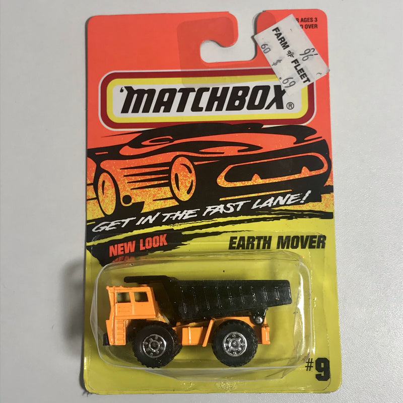 1996 Matchbox Earth Mover 9 naranja