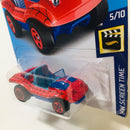 2019 Hot Wheels HW Screen Time Spider-mobile Spider-man rojo 5SP