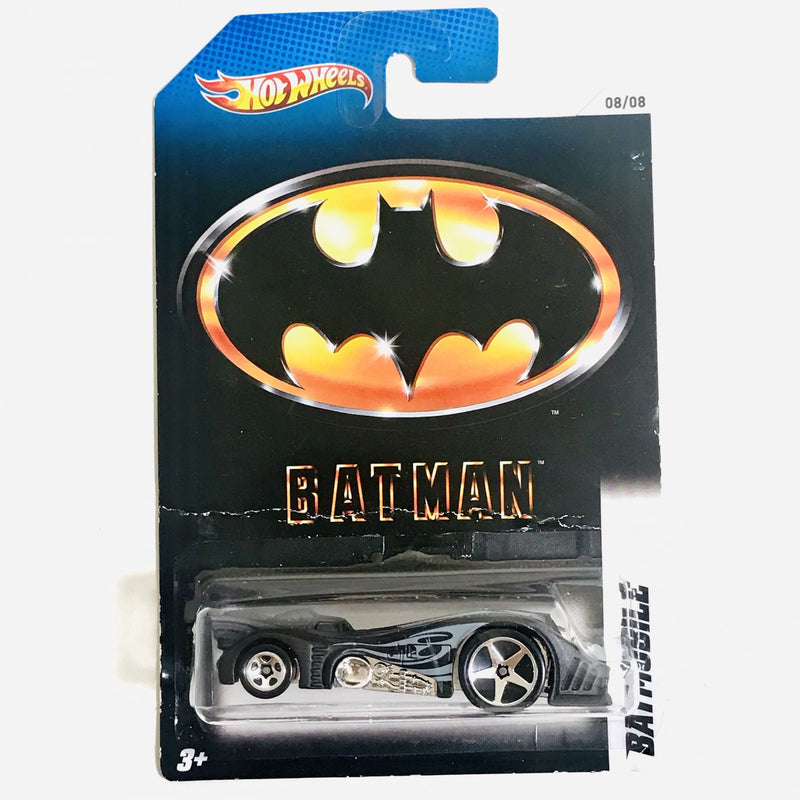 2012 Hot Wheels Batman Vehicles Then and Now Batmobile negro 5SP