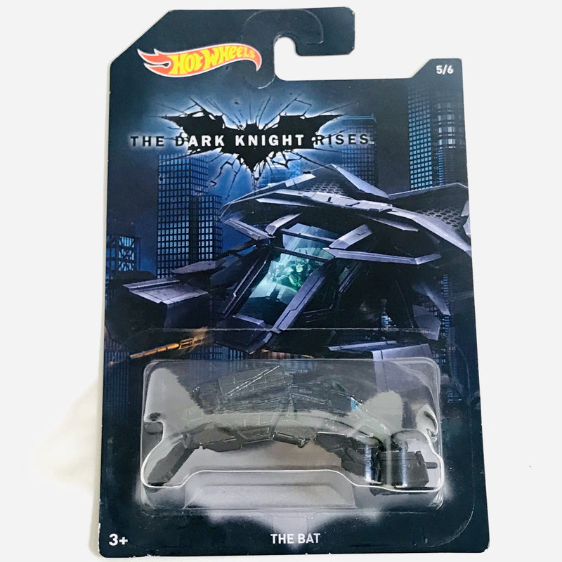 2015 Hot Wheels The Dark Knight Rises Batman The Bat negro metálico