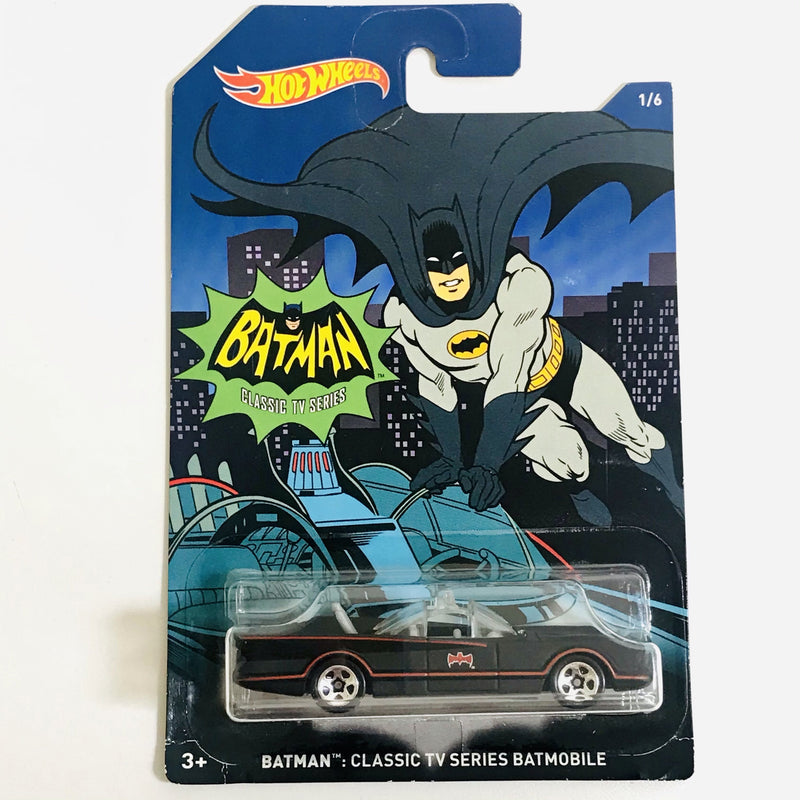 2015 Hot Wheels Batman Classic Tv Series Batmobile negro 5SP