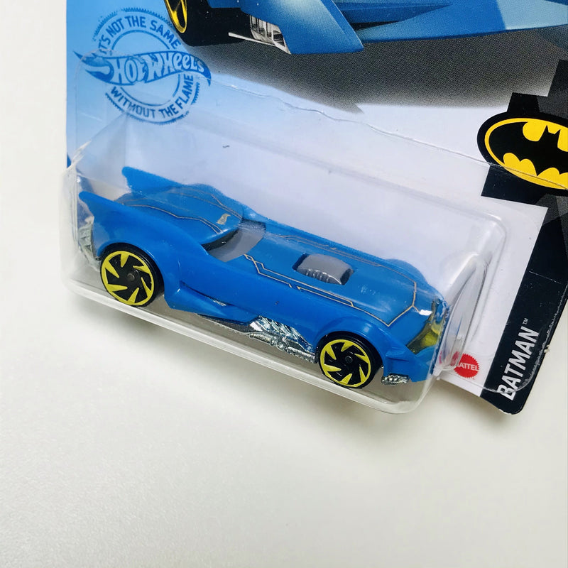 2021 Hot Wheels Batman The Batman Batmobile azul RA6 base ZAMAC