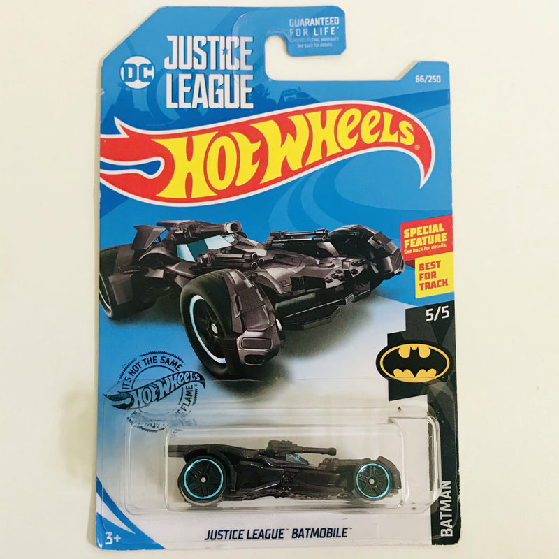 2019 Hot Wheels Batman Justice League Batmobile morado metálico PR5