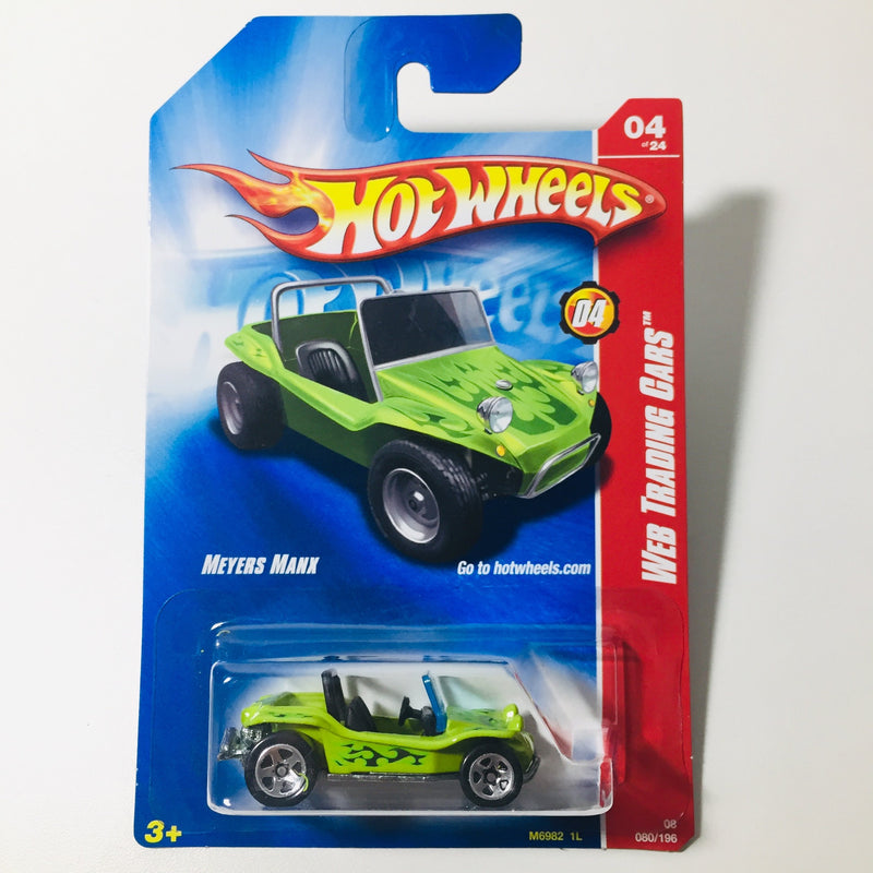 2008 Hot Wheels Web Trading Cars Meyers Manx verde 5SP