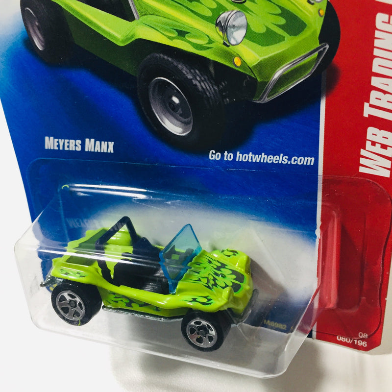 2008 Hot Wheels Web Trading Cars Meyers Manx verde 5SP