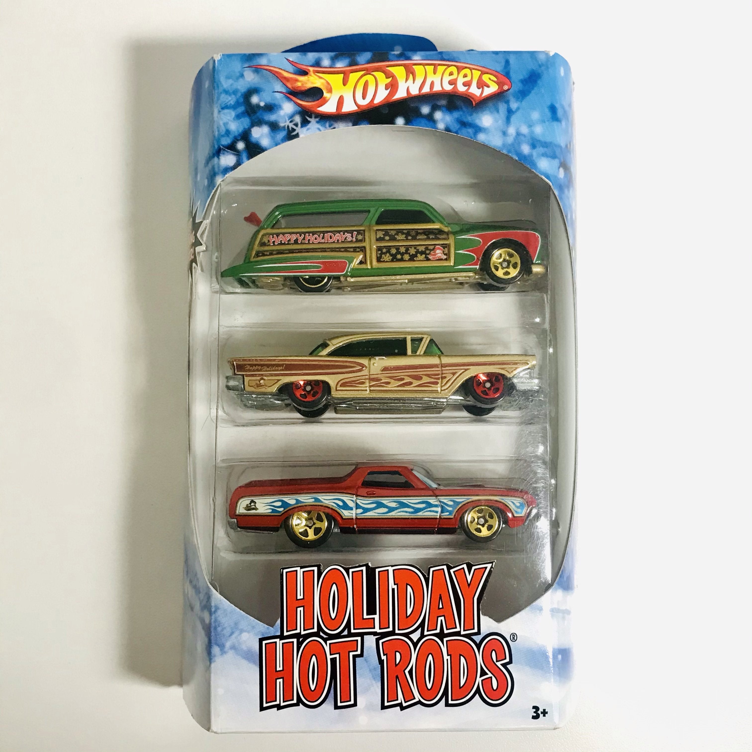 2010 Hot Wheels Holiday Hot Rods 3 Pack Set de 3 - Purple Passion Wood