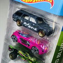 2019 Hot Wheels Speed Blur 5 Pack Set de 5 - 71 Datsun Bluebird 510 Wagon, Dodge XP-07, Team Hot Wheels Corkscrew Buggy, Monster Dairy Delivery, Chevrolet Customized C3500
