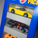 1995 Hot Wheels Chevrolet 5 Pack Set de 5 - Custom Corvette, Chevy Stocker, Camaro Z-28, 57 Chevy, Corvette Stingray