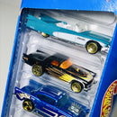 1999 Hot Wheels 50s Cruisers 5 Pack Set de 5 - 59 Caddy, Ford 57 T-Bird, 57 Chevy, 32 Ford, Scorchin' Scooter