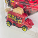 2017 Hot Wheels Legends of Speed Roller Toaster rojo metálico 5SP base ZAMAC