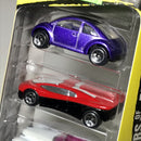 1997 Matchbox Cars of the Future 5 Pack Set de 5 - Volkswagen Concept 1 Beetle, Street Streak, Plymouth Prowler, Ford Mustang Mach III, Audi Avus Quattro