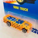 1996 Hot Wheels Mini Truck 231 naranja brillante 5DOT
